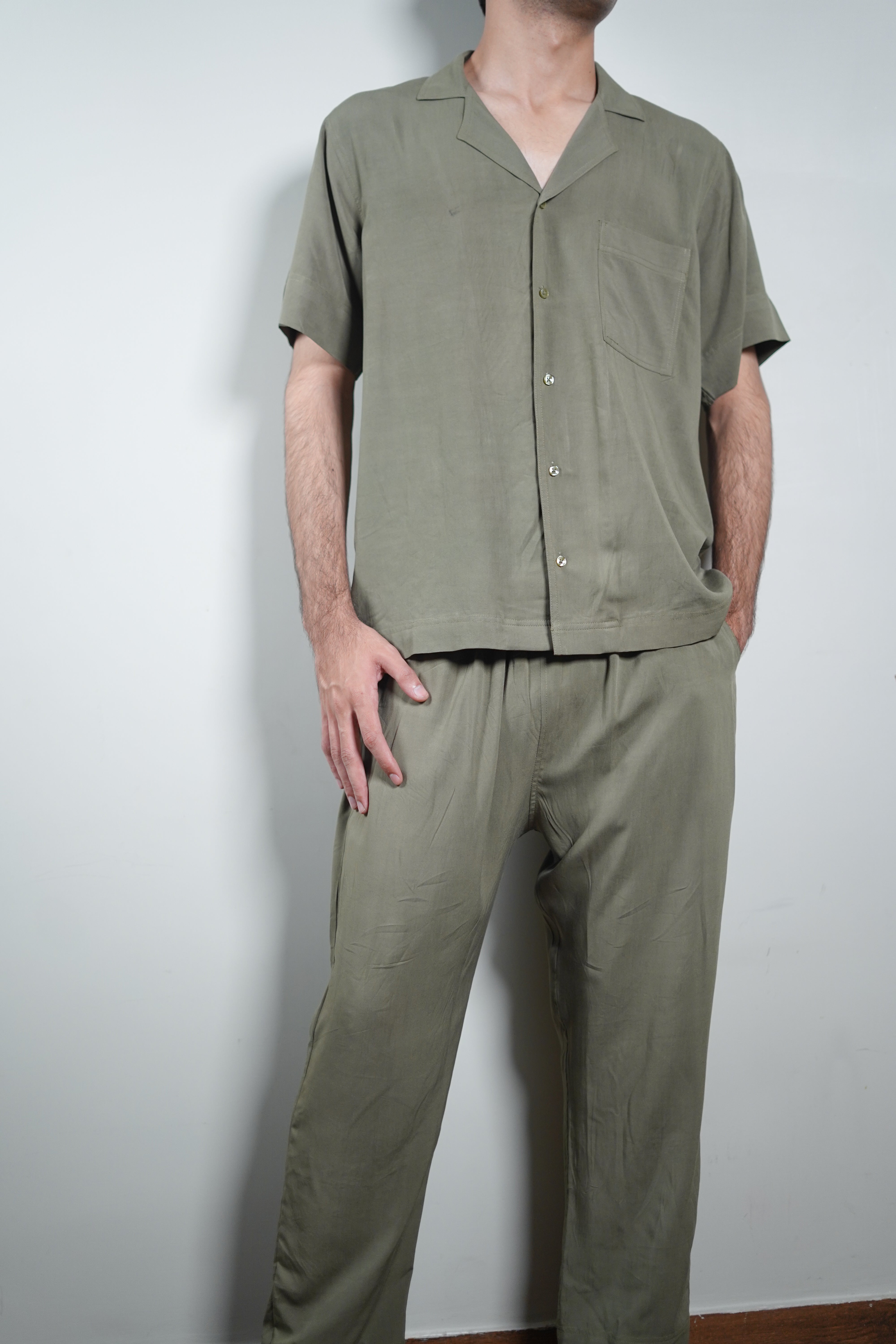Tuscany Pajama Set - Men (Olive)