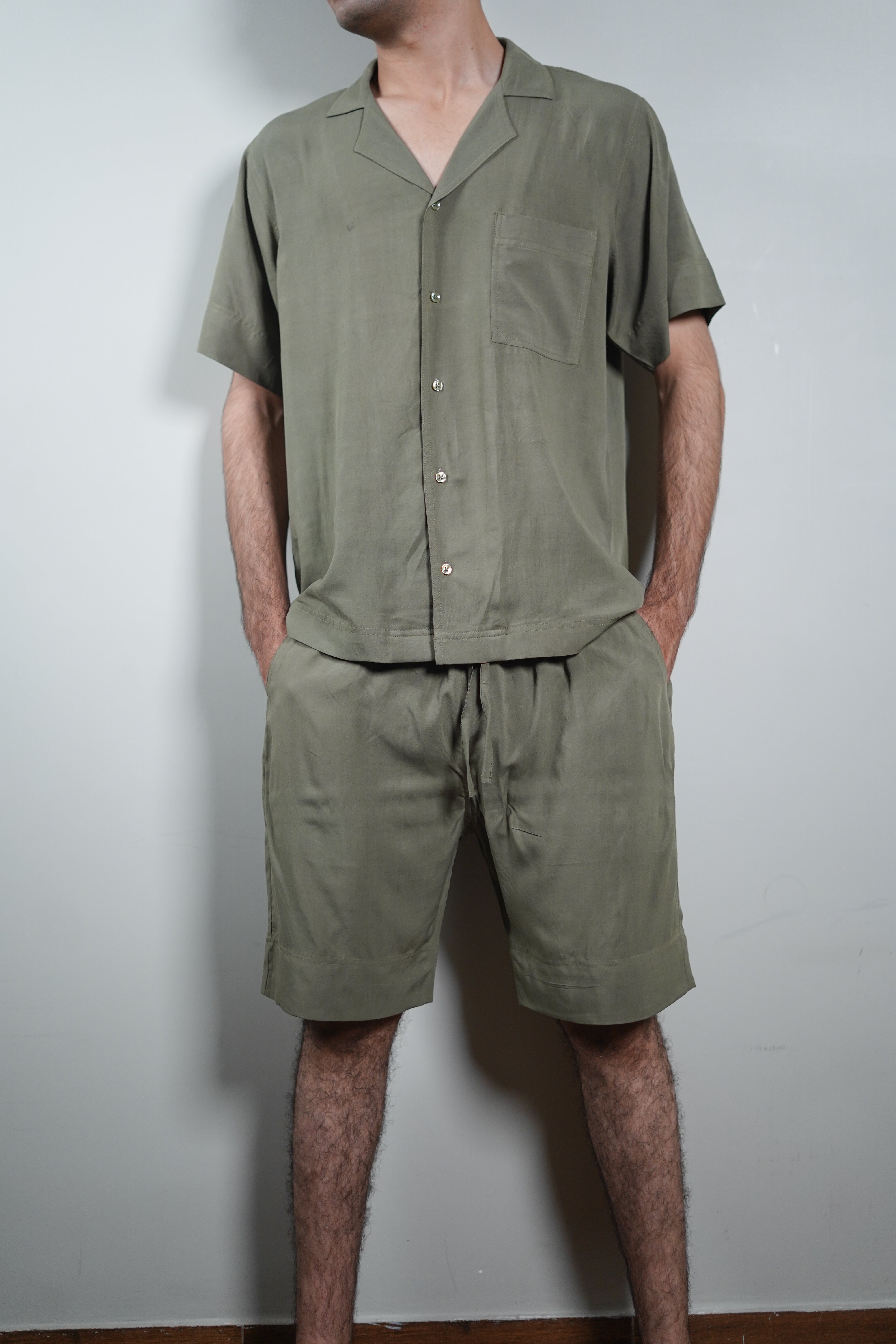Tuscany Pajama Set - Men (Olive)