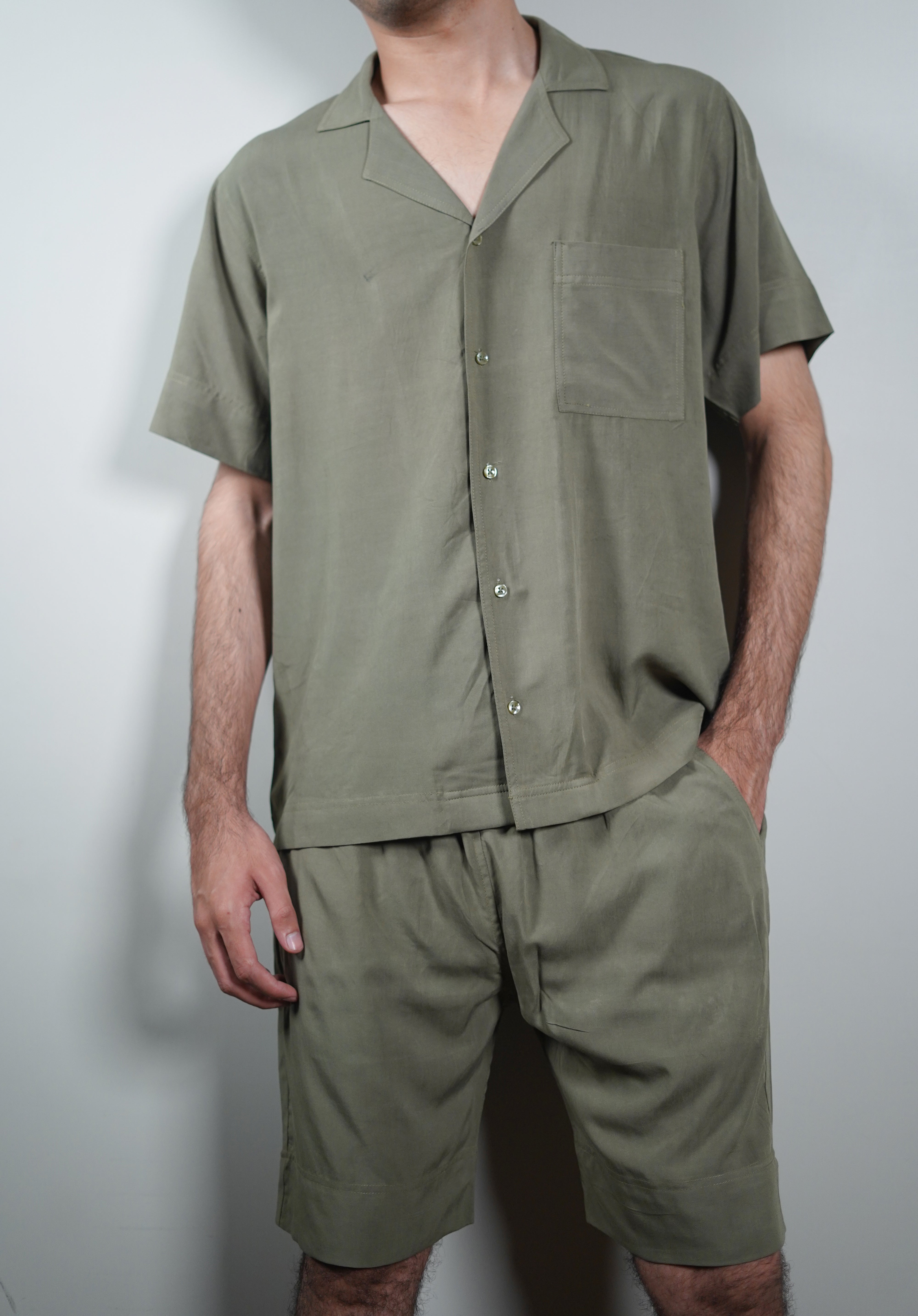 Tuscany Pajama Set - Men (Olive)