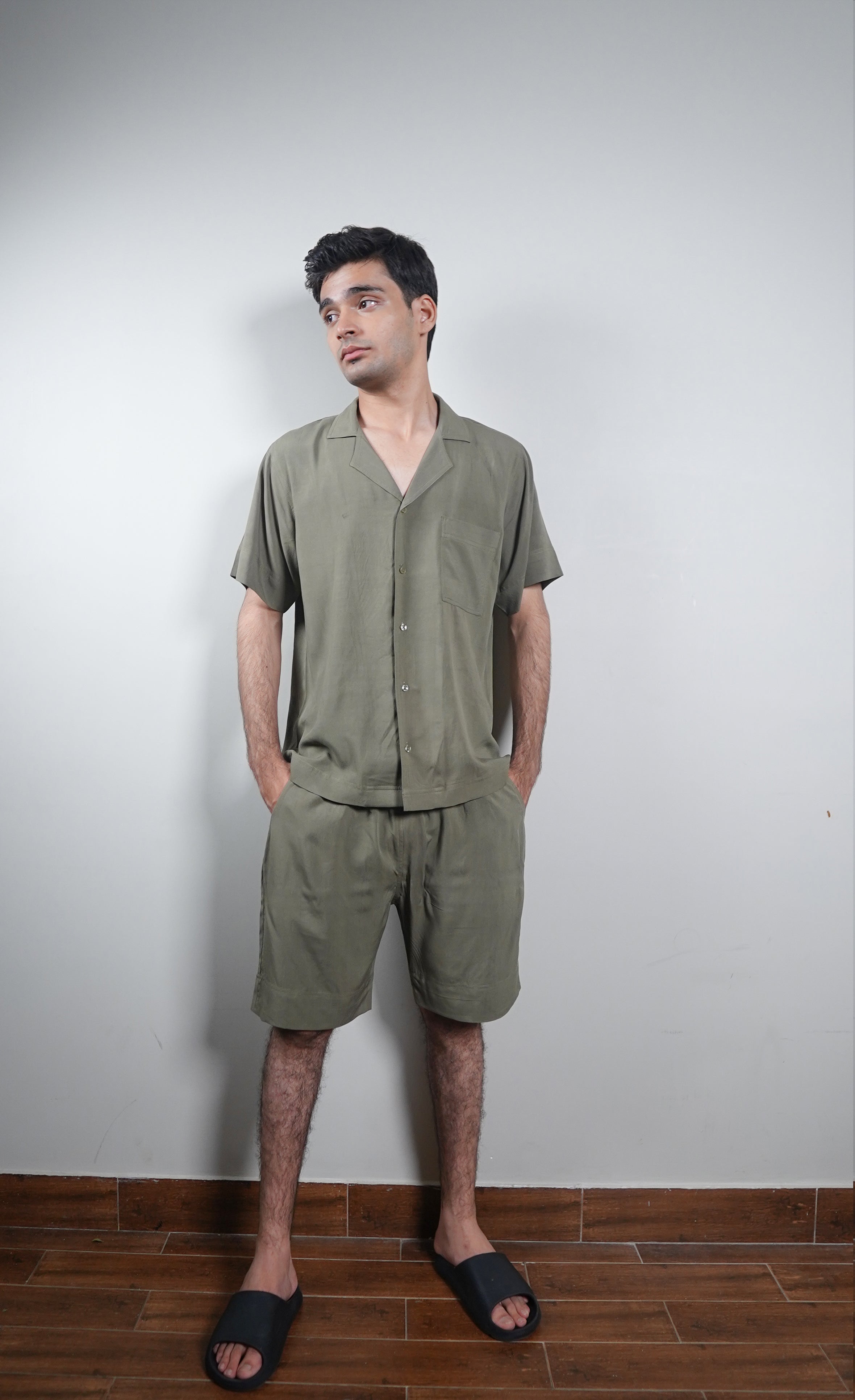 Tuscany Pajama Set - Men (Olive)