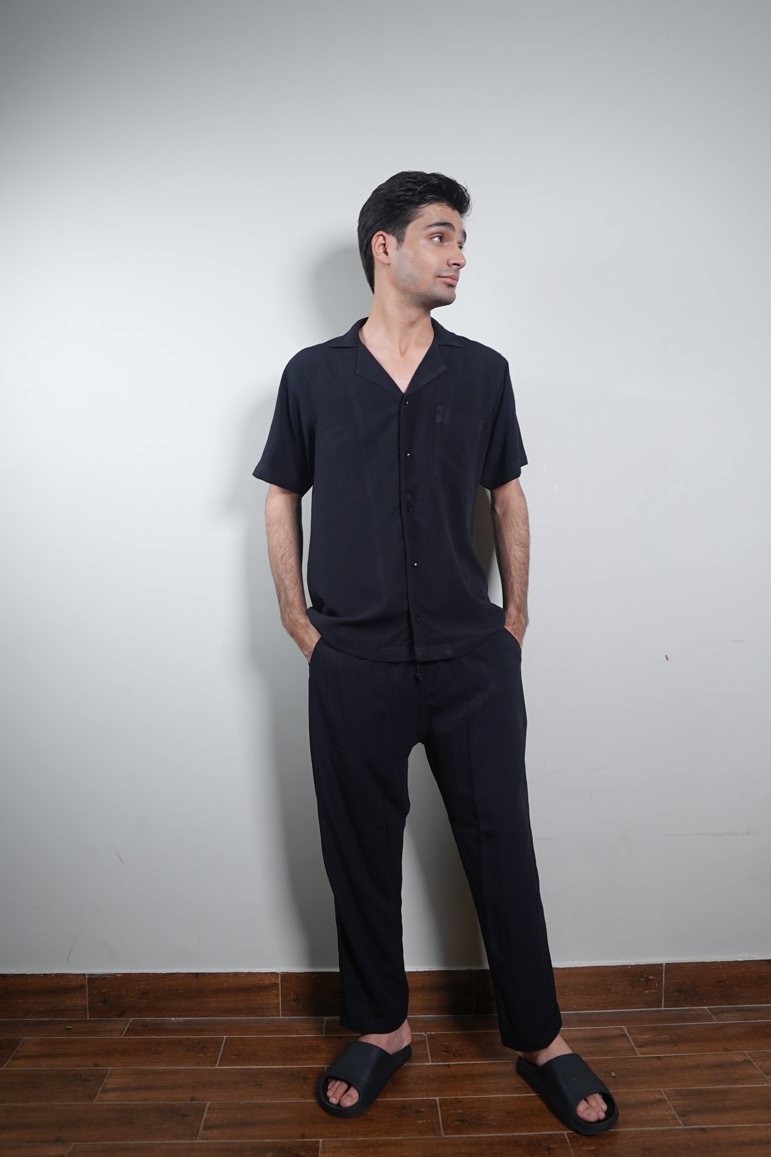 Prague Pajama Set - Men (Black)