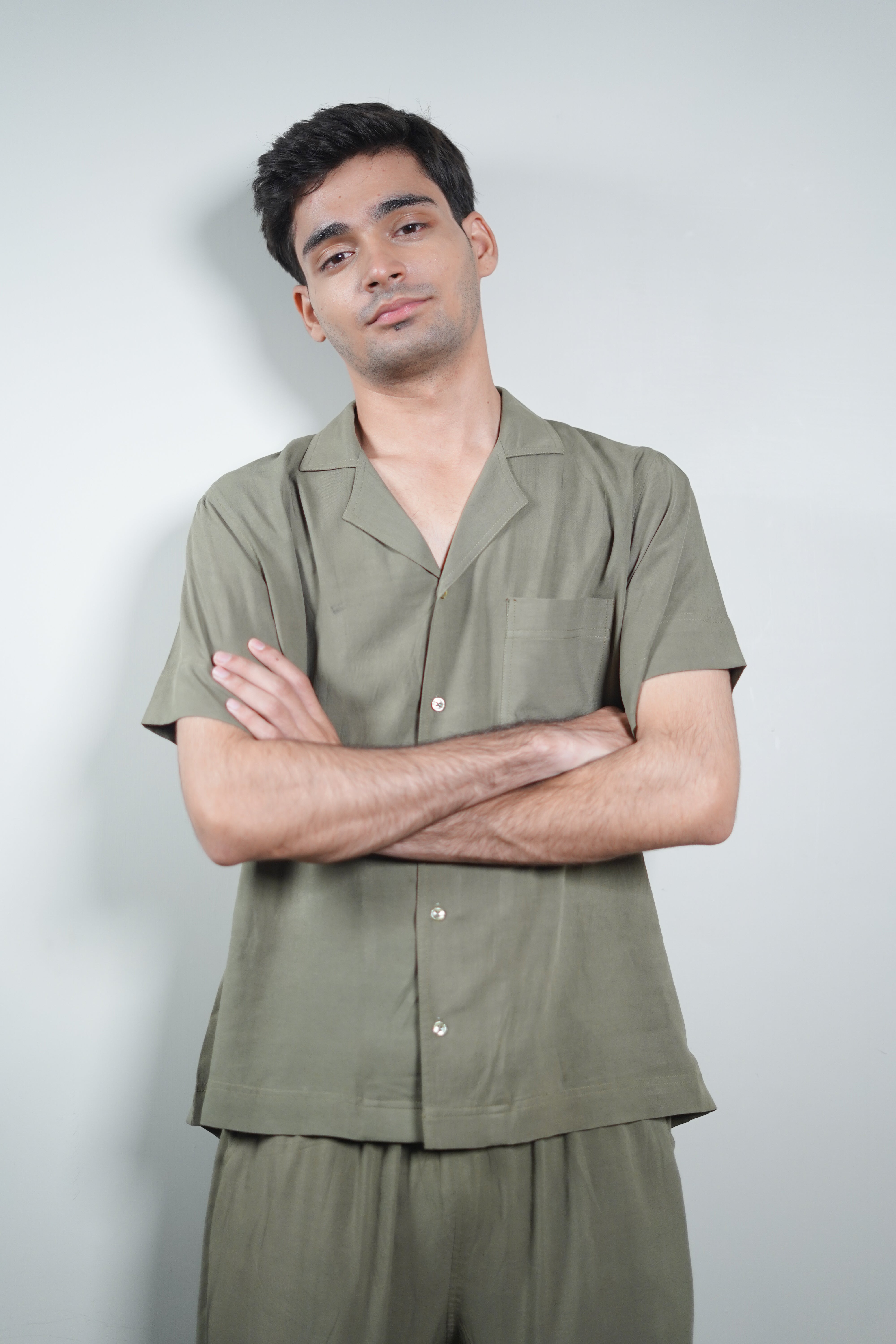 Tuscany Pajama Set - Men (Olive)