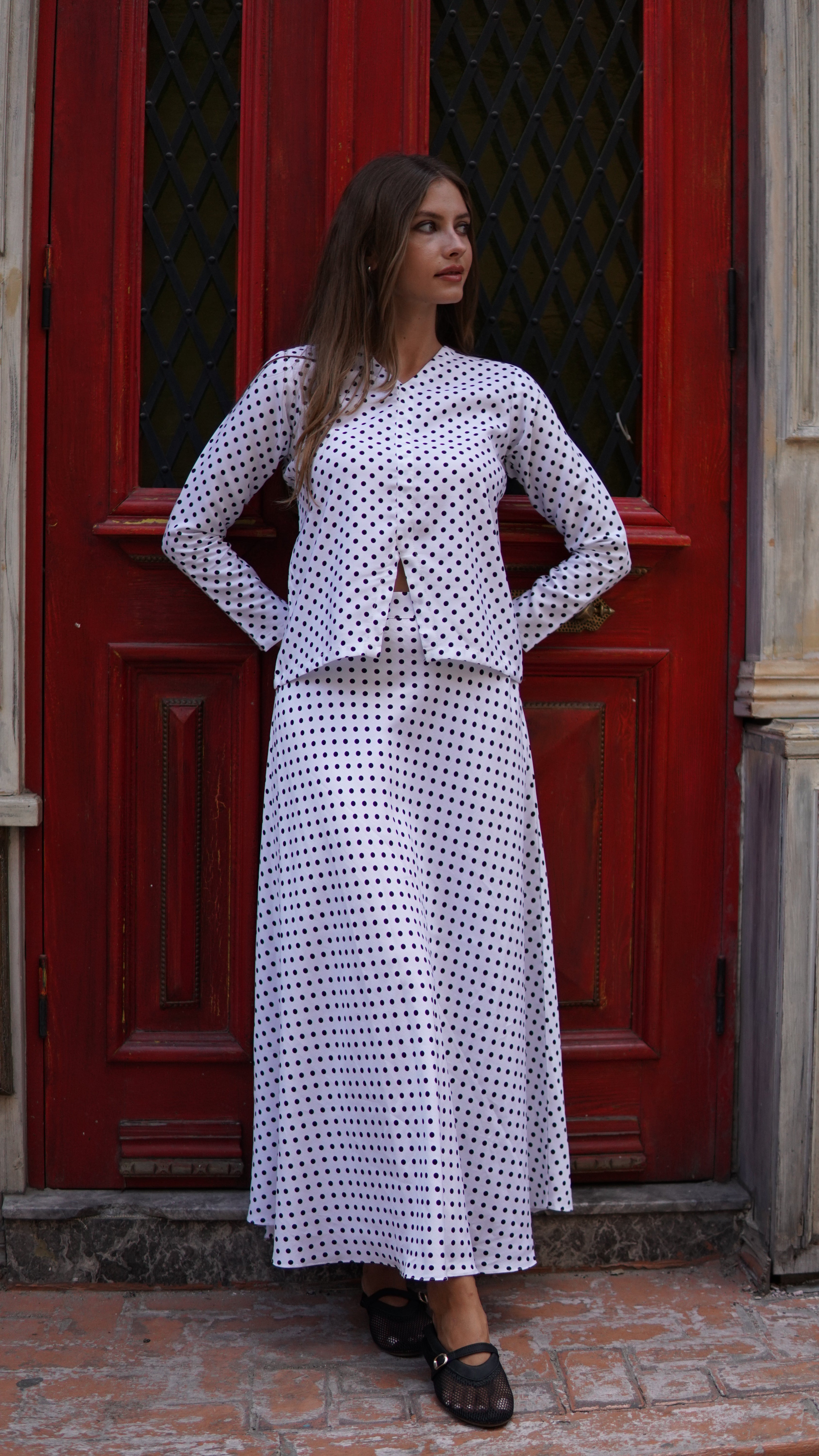 Poly Skirt Set