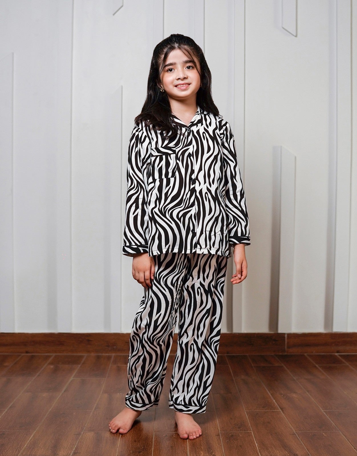 Racing Stripes Pajama Set - Kids