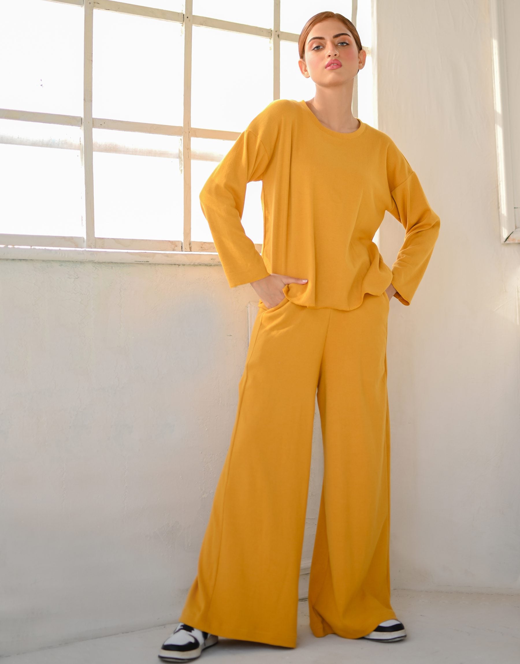 Mustard Knit Co-Ord