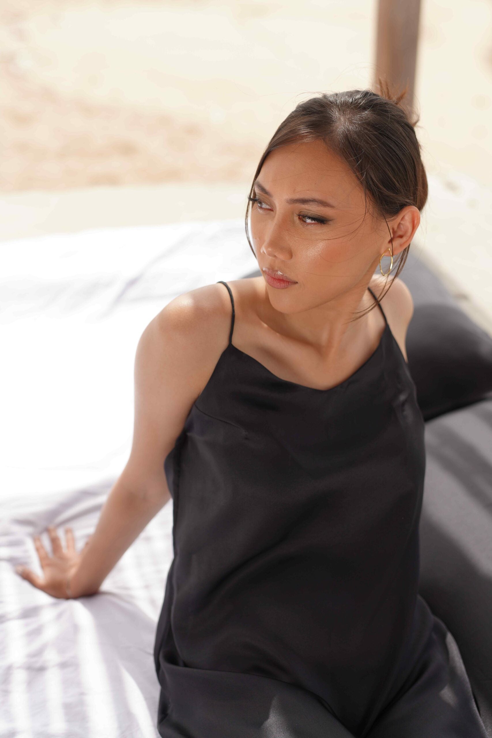 Noir Slip Dress