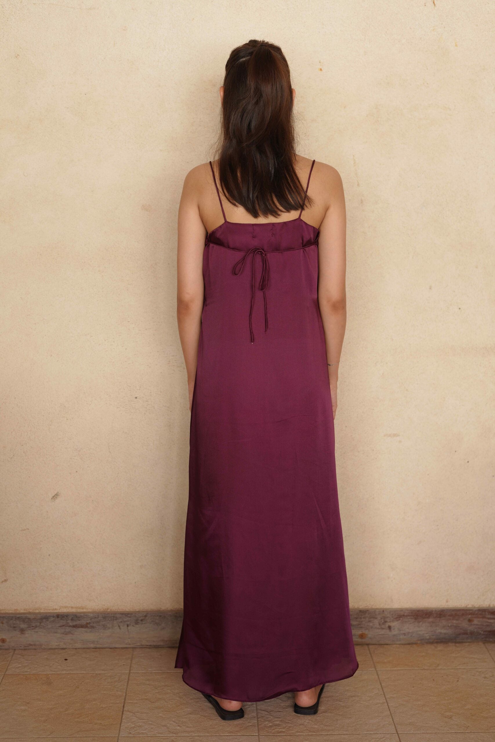 Plum Caspia Slip Dress