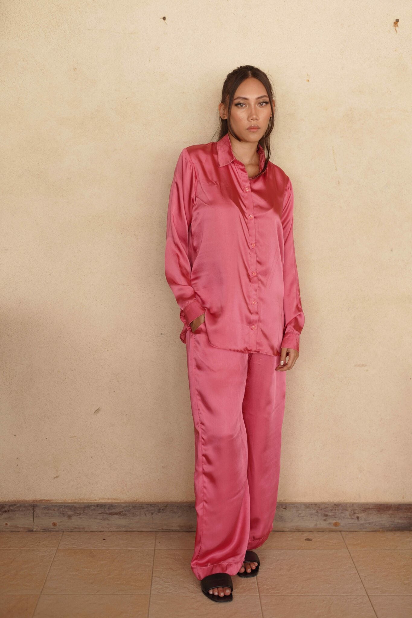 French Rose Pajama Set