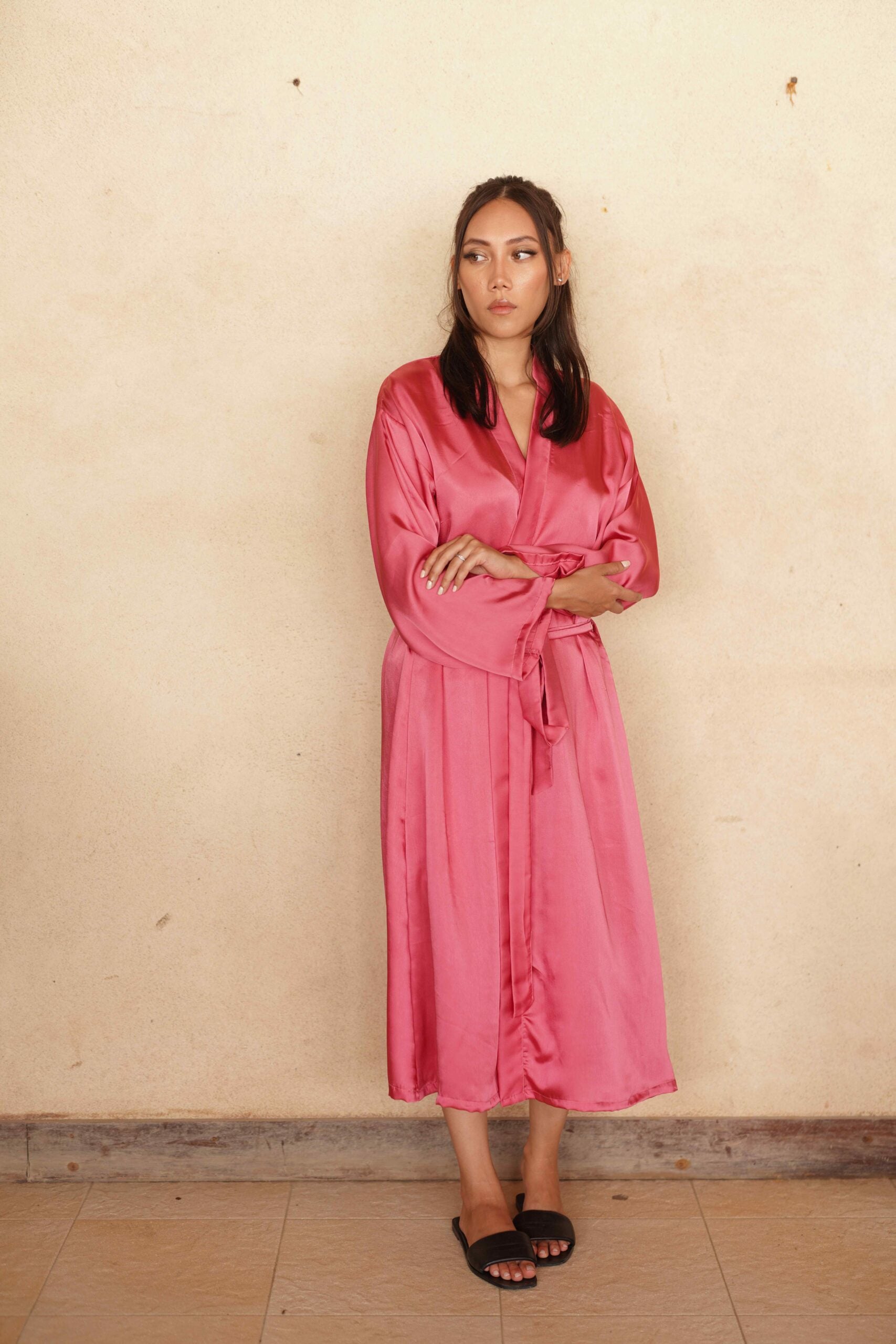 French Rose Robe